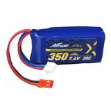 Arrows 2S 350mAh 7.4V LiPo Battery 20C JST