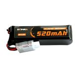 Bonka+HV+LiPo+3S+520mAh+11%2E4V+80C+JST (BK-520-80-3SHV)