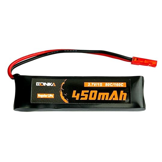 Bonka LiPo 1S 450mAh 3.7V 80C JST (BK-450-80-1S)