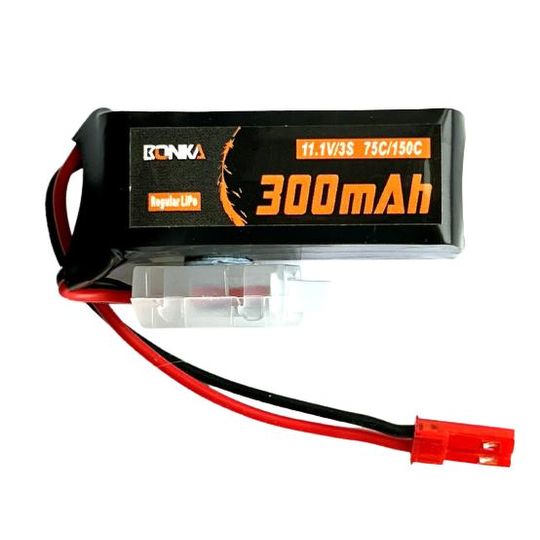 Bonka LiPo 3S 300mAh 11.1V 75C JST (BK-300-75-3S)