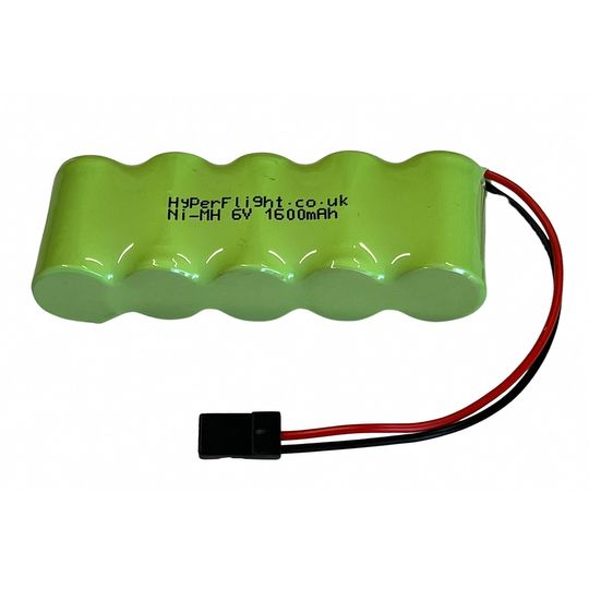 HyperFlight 1600 mAh 6V NiMH 2/3A Battery (NIMH-5-1600)