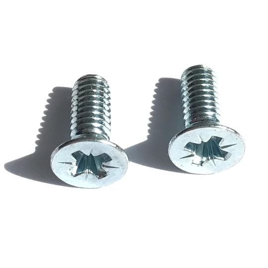 M4x16 mm Countersunk Pozi/Phillips Steel Screws (5) (M4-16-MS-P)