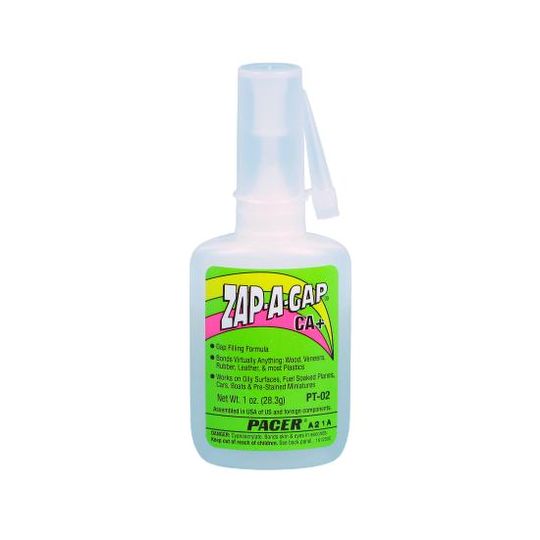 ZAP a Gap CA+ 1oz Bottle Superglue (ZAP-A-GAP-1OZ)